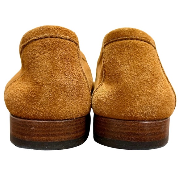 M.GEMI Suede Loafers Made in Italy – Mustard Yellow/Tan – Size 36.5 (US 6.5–7) - Picture 6 of 12